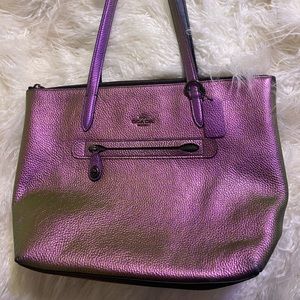 Coach Taylor tote in hologram leather, 57329